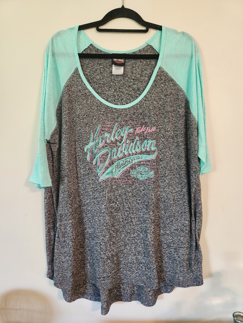 St. Charles, MO Harley-Davidson 3/4 Sleeve Motorcycle Top